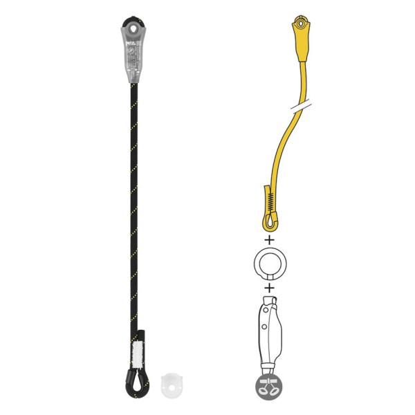 Cordino non regolabile Petzl modello "JANE" 60 cm