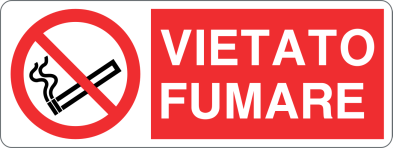 Cartello "Vietato Fumare" formato medio
