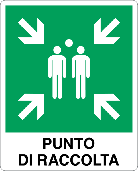 Cartello "Punto di raccolta"