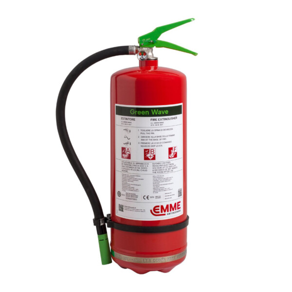 Estintore a base d’acqua Lt 6 "Linea Green" h 530 mm