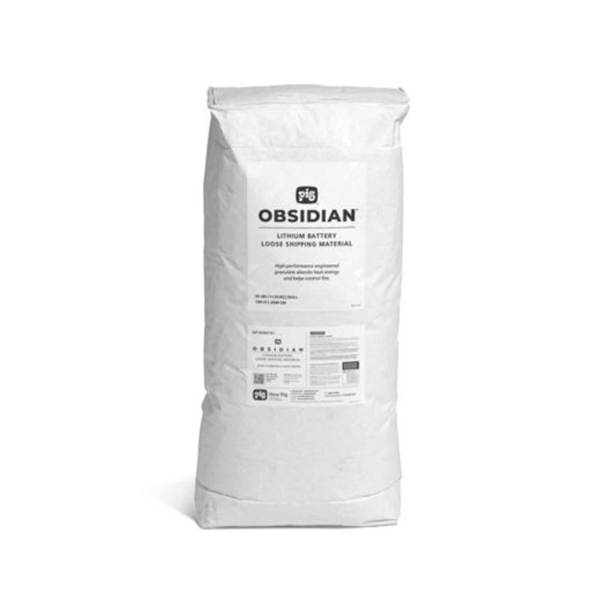 Materiale di spedizione assorbente sfuso per batterie al litio PIG® Obsidian®